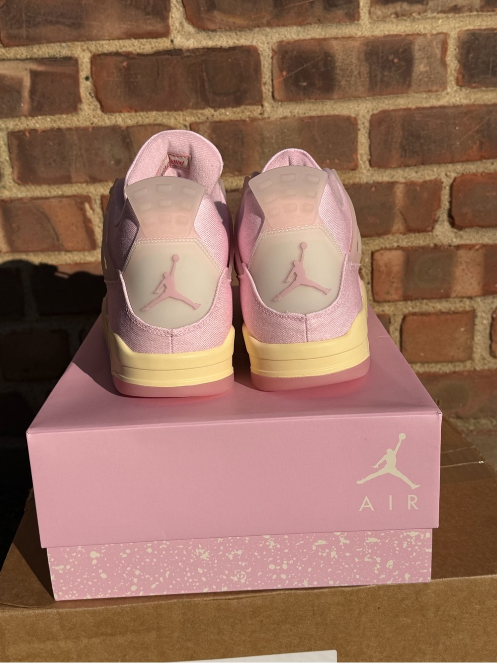 Air jordan retro 4 pearl pink and iced out carmine size 12.5 - Picture 14 of 15